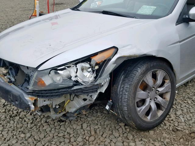 1HGCP26848A073879 - 2008 HONDA ACCORD EXL GRAY photo 9