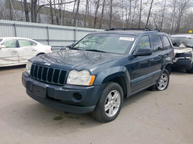 1J4GR48K25C501005 - 2005 JEEP GRAND CHER GREEN photo 2