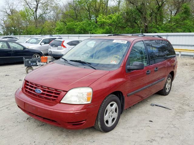 2FMDA51685BA90627 - 2005 FORD FREESTAR S BURGUNDY photo 2