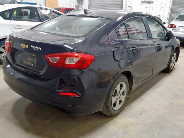 1G1BC5SM6H7141051 - 2017 CHEVROLET CRUZE LS BLACK photo 4