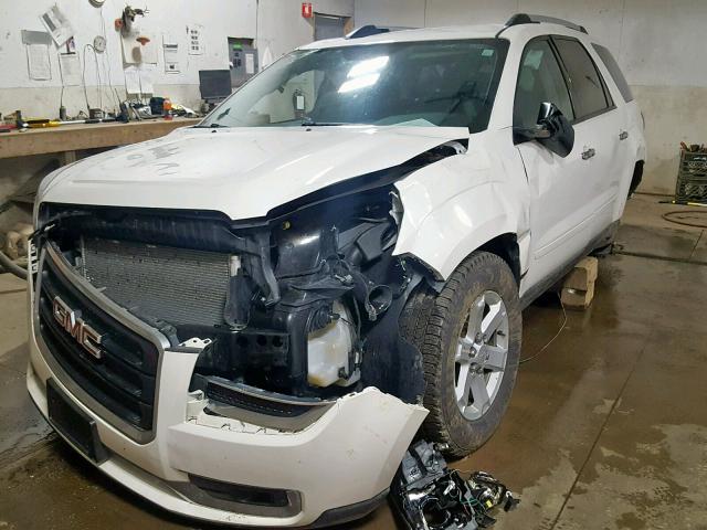 1GKKVNED7FJ231603 - 2015 GMC ACADIA SLE WHITE photo 2