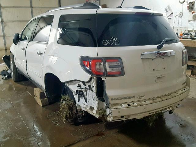 1GKKVNED7FJ231603 - 2015 GMC ACADIA SLE WHITE photo 3