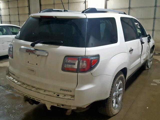 1GKKVNED7FJ231603 - 2015 GMC ACADIA SLE WHITE photo 4