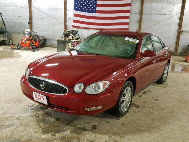 2G4WC582471155326 - 2007 BUICK LACROSSE C MAROON photo 2