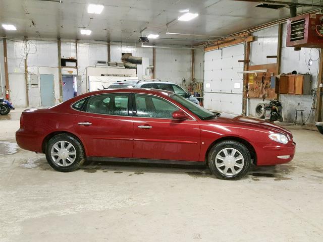 2G4WC582471155326 - 2007 BUICK LACROSSE C MAROON photo 9