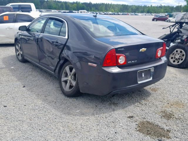 1G1ZC5E10BF182563 - 2011 CHEVROLET MALIBU 1LT BLACK photo 3