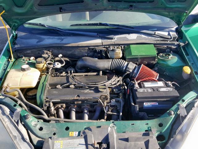 3FAFP31352R238483 - 2002 FORD FOCUS ZX3 GREEN photo 7