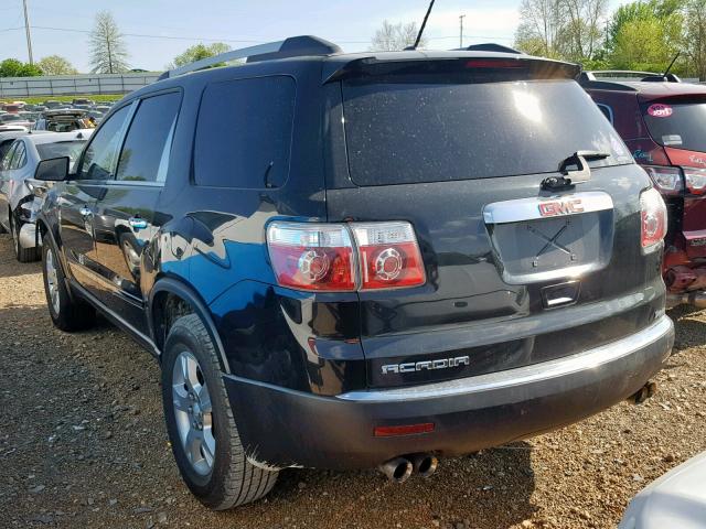 1GKLRKED4AJ266132 - 2010 GMC ACADIA SL BLACK photo 3