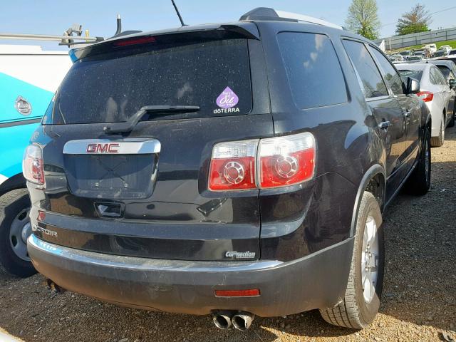 1GKLRKED4AJ266132 - 2010 GMC ACADIA SL BLACK photo 4