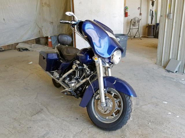 1HD1KBW146Y698471 - 2006 HARLEY-DAVIDSON FLHXI BLUE photo 1