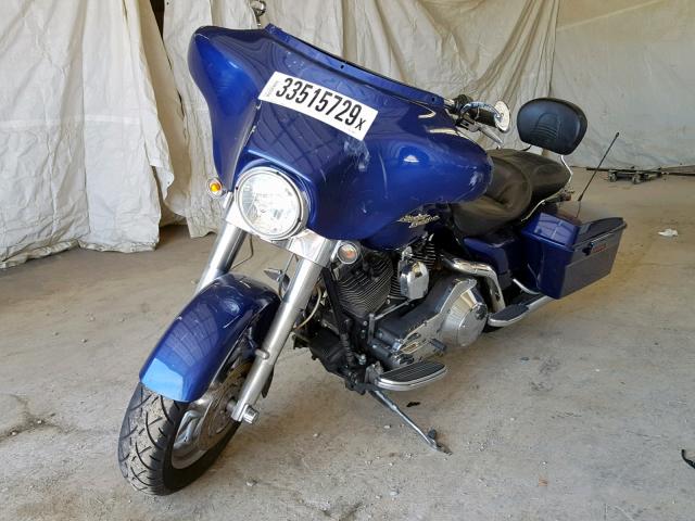 1HD1KBW146Y698471 - 2006 HARLEY-DAVIDSON FLHXI BLUE photo 2