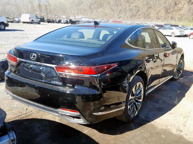 JTHC51FF0J5000924 - 2018 LEXUS LS 500 BLACK photo 4