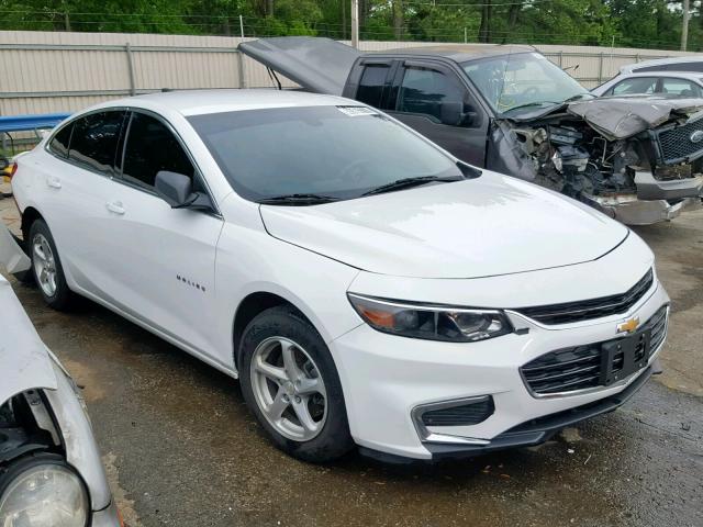 1G1ZB5ST8GF229810 - 2016 CHEVROLET MALIBU LS WHITE photo 1