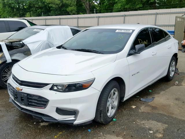 1G1ZB5ST8GF229810 - 2016 CHEVROLET MALIBU LS WHITE photo 2