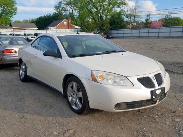 1G2ZH361484302501 - 2008 PONTIAC G6 GT WHITE photo 1