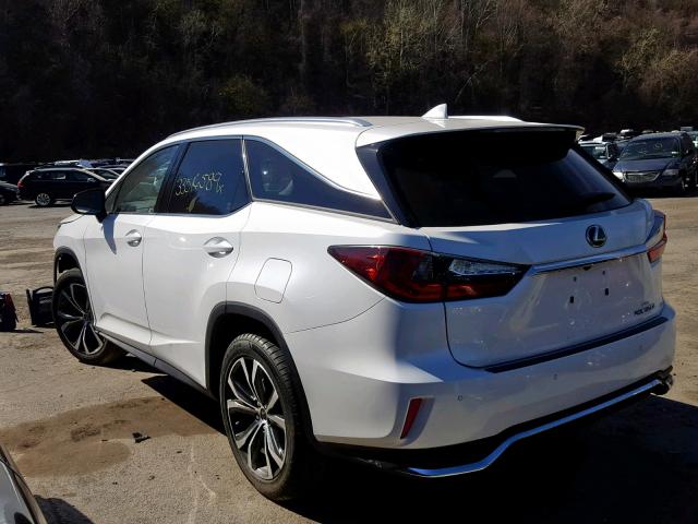 JTJDZKCA8J2003190 - 2018 LEXUS RX 350 L WHITE photo 3