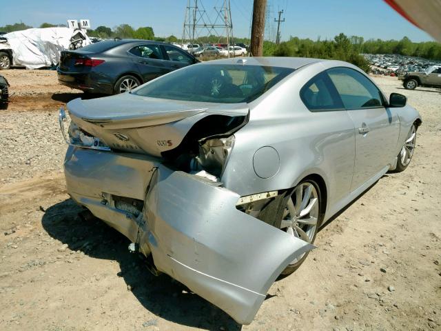 JNKCV64E09M605728 - 2009 INFINITI G37 BASE SILVER photo 4