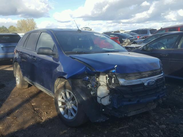 2FMDK3GC0DBB98219 - 2013 FORD EDGE SE BLUE photo 1