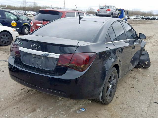 1G1P75SZ0E7392472 - 2014 CHEVROLET CRUZE BLACK photo 4