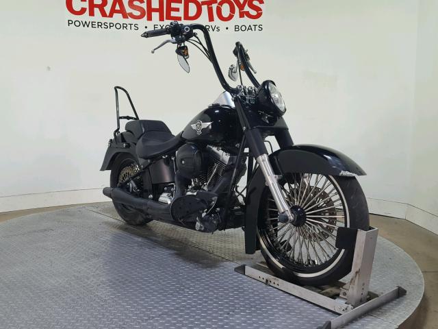 1HD1JNV17DB033957 - 2013 HARLEY-DAVIDSON FLSTFB FAT BLACK photo 2