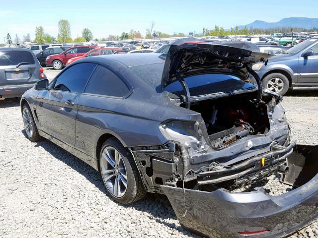 WBA3R5C50EK188048 - 2014 BMW 435 XI GRAY photo 3