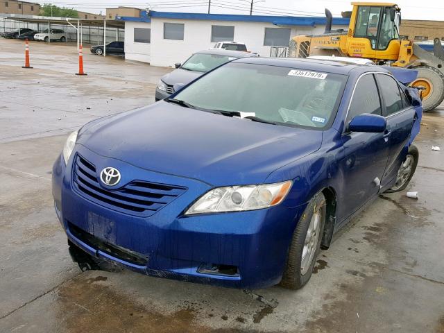 4T4BE46K28R038667 - 2008 TOYOTA CAMRY CE BLUE photo 2