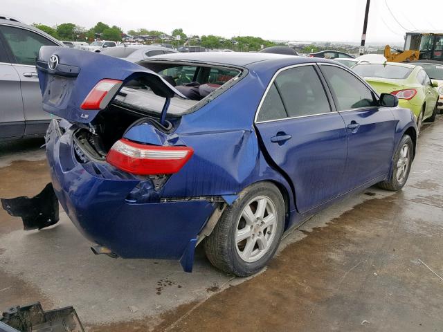 4T4BE46K28R038667 - 2008 TOYOTA CAMRY CE BLUE photo 4