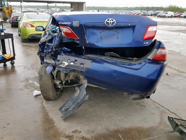 4T4BE46K28R038667 - 2008 TOYOTA CAMRY CE BLUE photo 9