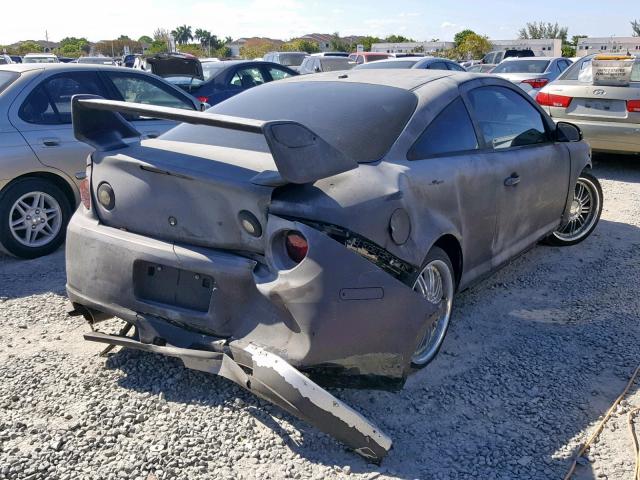 1G1AL18F287177820 - 2008 CHEVROLET COBALT LT BLACK photo 4