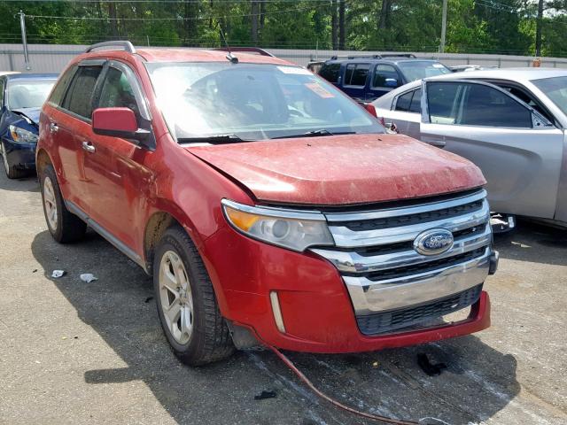 2FMDK4JC9BBA42031 - 2011 FORD EDGE SEL RED photo 1