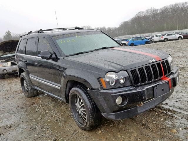 1J8HR58225C728493 - 2005 JEEP GRAND CHER BLACK photo 1