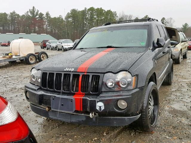 1J8HR58225C728493 - 2005 JEEP GRAND CHER BLACK photo 9