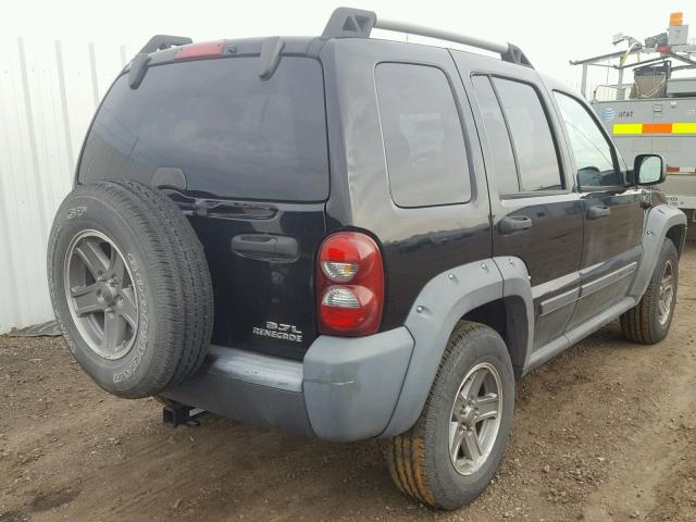 1J4GL38K16W191330 - 2006 JEEP LIBERTY RE BLACK photo 4