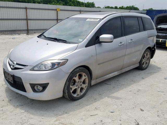 JM1CR293480321742 - 2008 MAZDA 5 SILVER photo 2