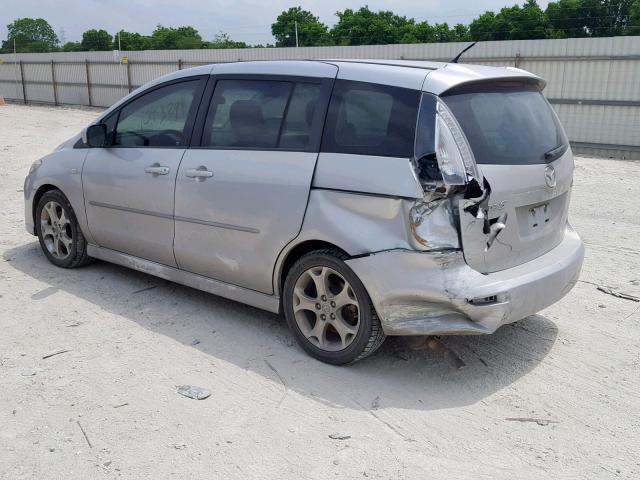 JM1CR293480321742 - 2008 MAZDA 5 SILVER photo 3