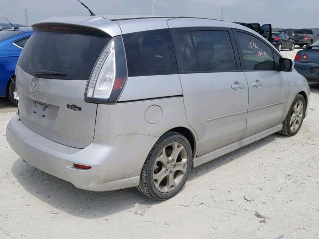 JM1CR293480321742 - 2008 MAZDA 5 SILVER photo 4