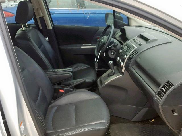 JM1CR293480321742 - 2008 MAZDA 5 SILVER photo 5