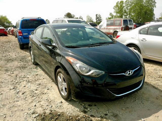 KMHDH4AE6BU109159 - 2011 HYUNDAI ELANTRA GL BLACK photo 1