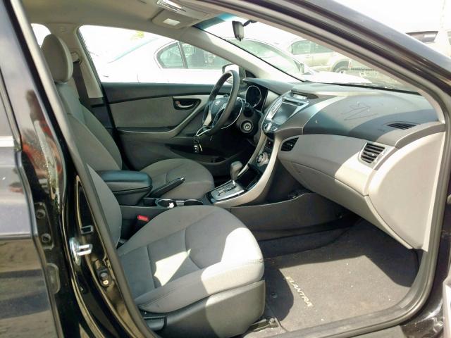 KMHDH4AE6BU109159 - 2011 HYUNDAI ELANTRA GL BLACK photo 5