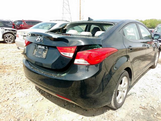 KMHDH4AE6BU109159 - 2011 HYUNDAI ELANTRA GL BLACK photo 9