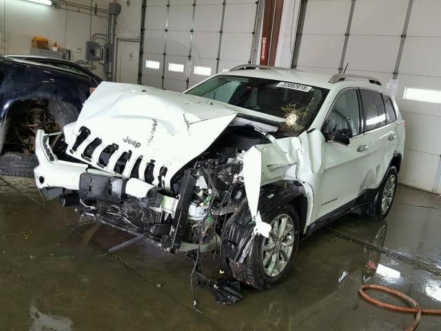 1C4PJLCB7EW154705 - 2014 JEEP CHEROKEE L WHITE photo 2