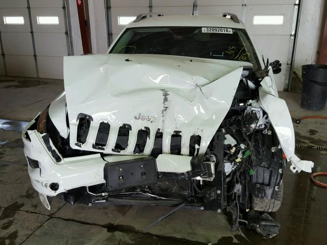 1C4PJLCB7EW154705 - 2014 JEEP CHEROKEE L WHITE photo 7