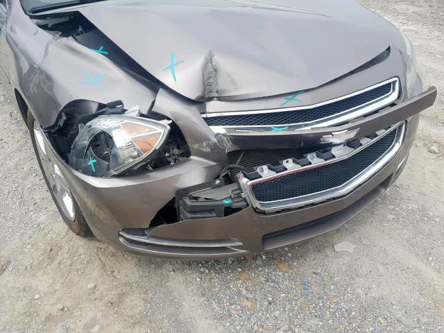 1G1ZF5E71CF315117 - 2012 CHEVROLET MALIBU 3LT ყავისფერი ფოტო 9