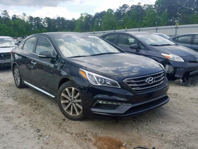 5NPE34AF1GH375769 - 2016 HYUNDAI SONATA SPO GRAY photo 1