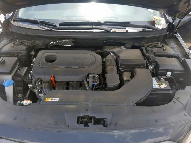 5NPE34AF1GH375769 - 2016 HYUNDAI SONATA SPO GRAY photo 7