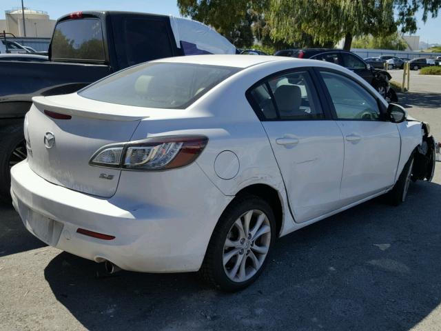 JM1BL1S53A1250195 - 2010 MAZDA 3 S WHITE photo 4