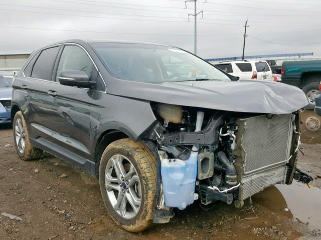 2FMPK4K93JBB15540 - 2018 FORD EDGE TITAN GRAY photo 1