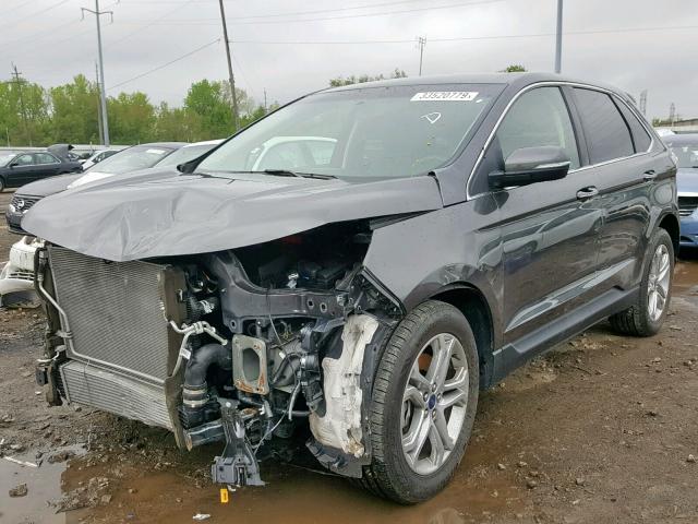 2FMPK4K93JBB15540 - 2018 FORD EDGE TITAN GRAY photo 2