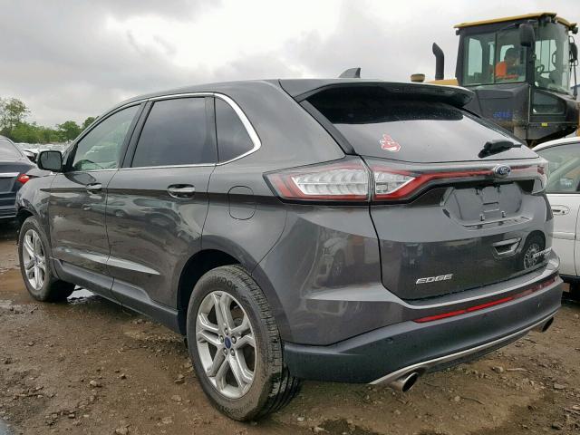 2FMPK4K93JBB15540 - 2018 FORD EDGE TITAN GRAY photo 3