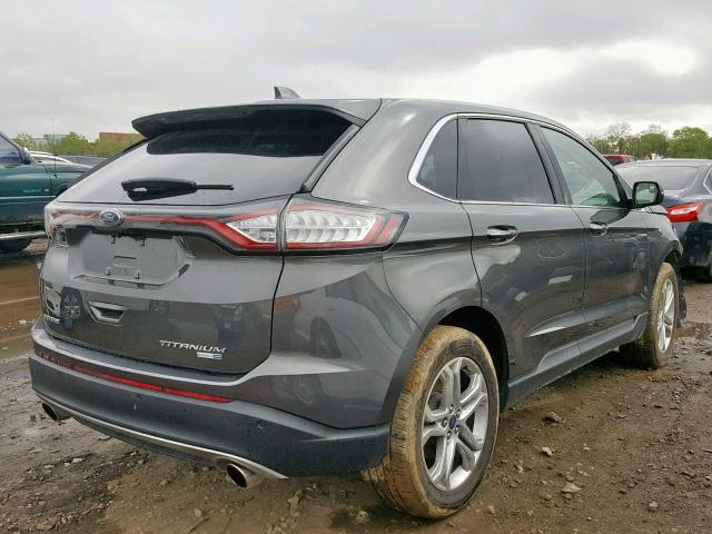 2FMPK4K93JBB15540 - 2018 FORD EDGE TITAN GRAY photo 4